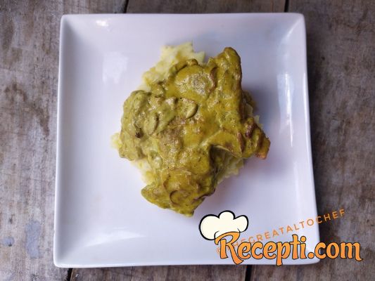 Svinjske šnicle u kari sosu