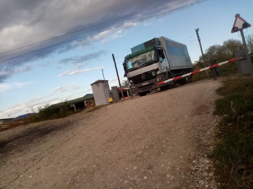 rampa, pružni prelaz, Trnavska Baluga